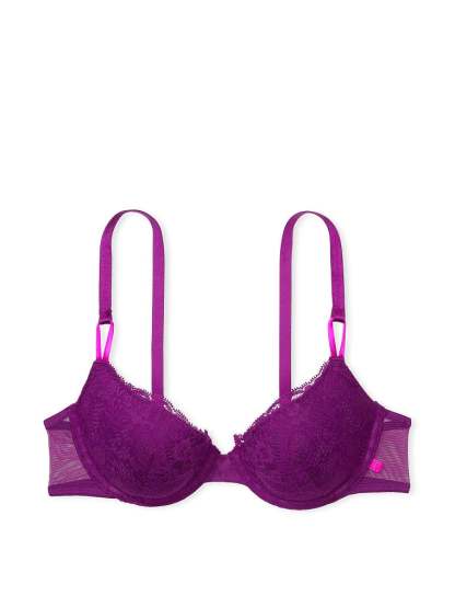 Sexy Tee Lightly Lined Paisley Lace Demi Bra
