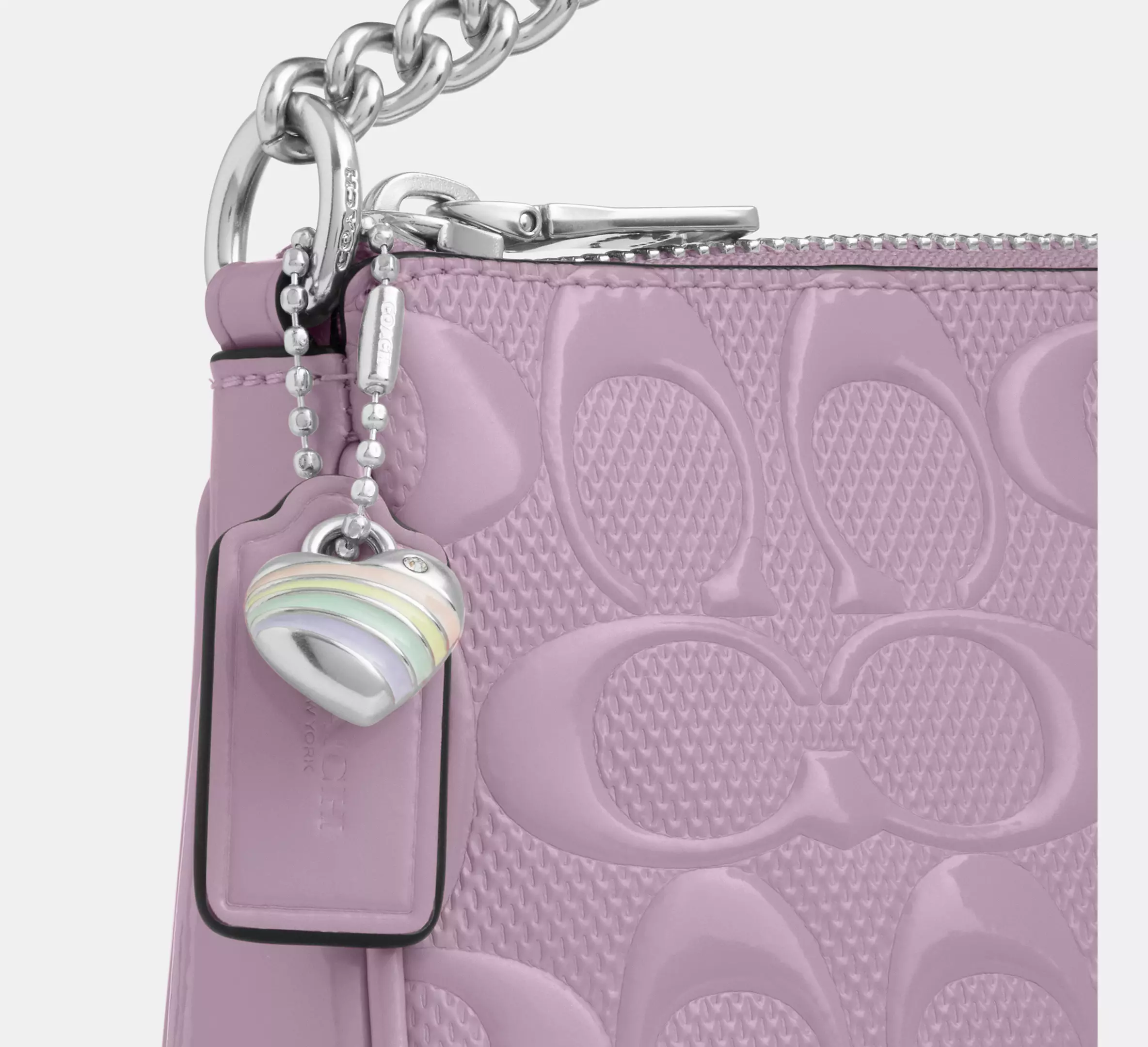 Nolita 19 In Signature Leather With Heart Charm