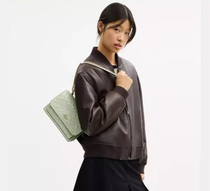 Klare Crossbody Bag In Signature Leather