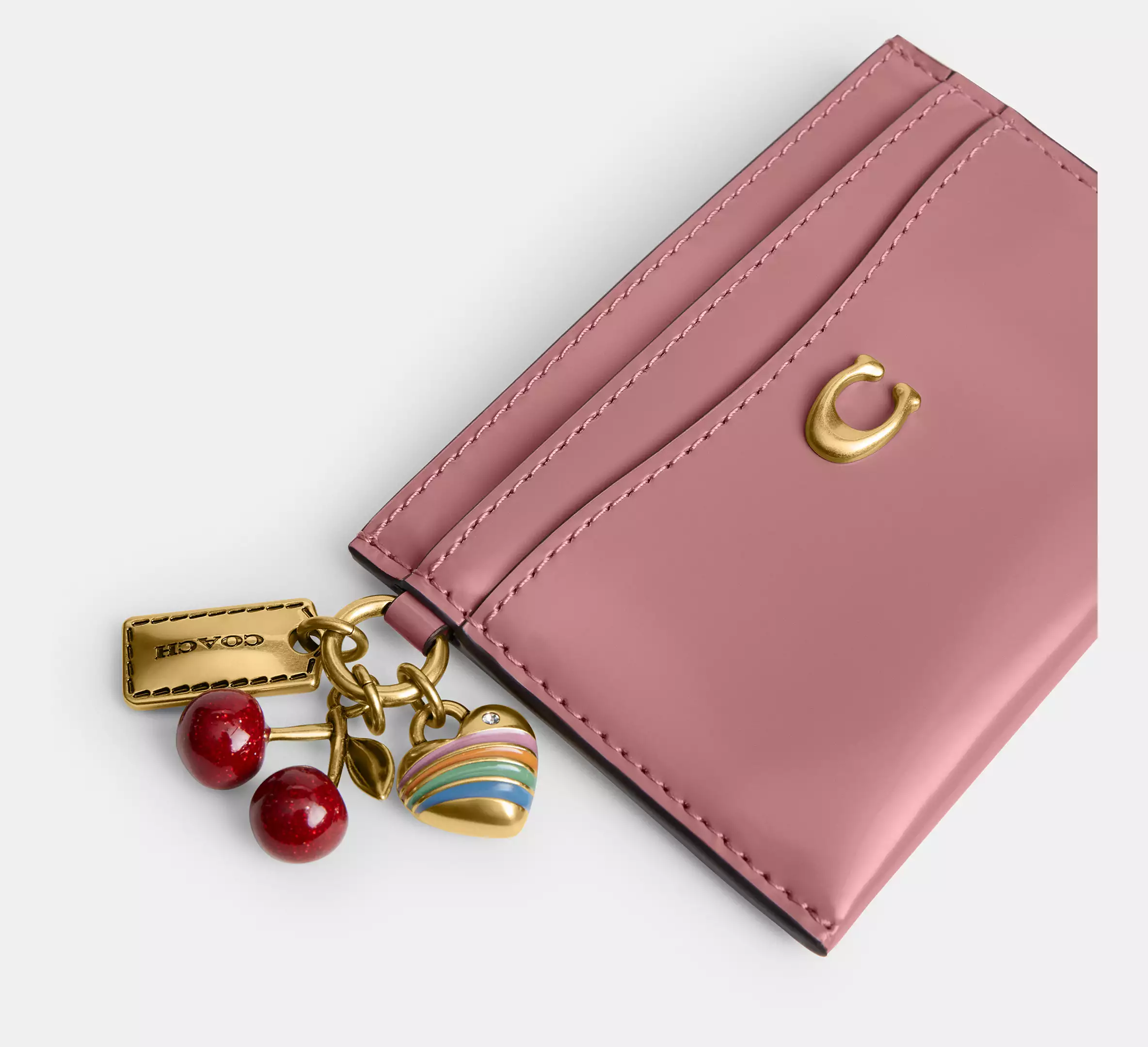 Essential Card Case With Charms