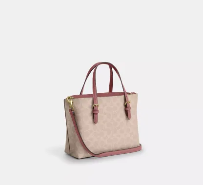 Mollie Tote Bag 25 In Signature Canvas With Heart Charm