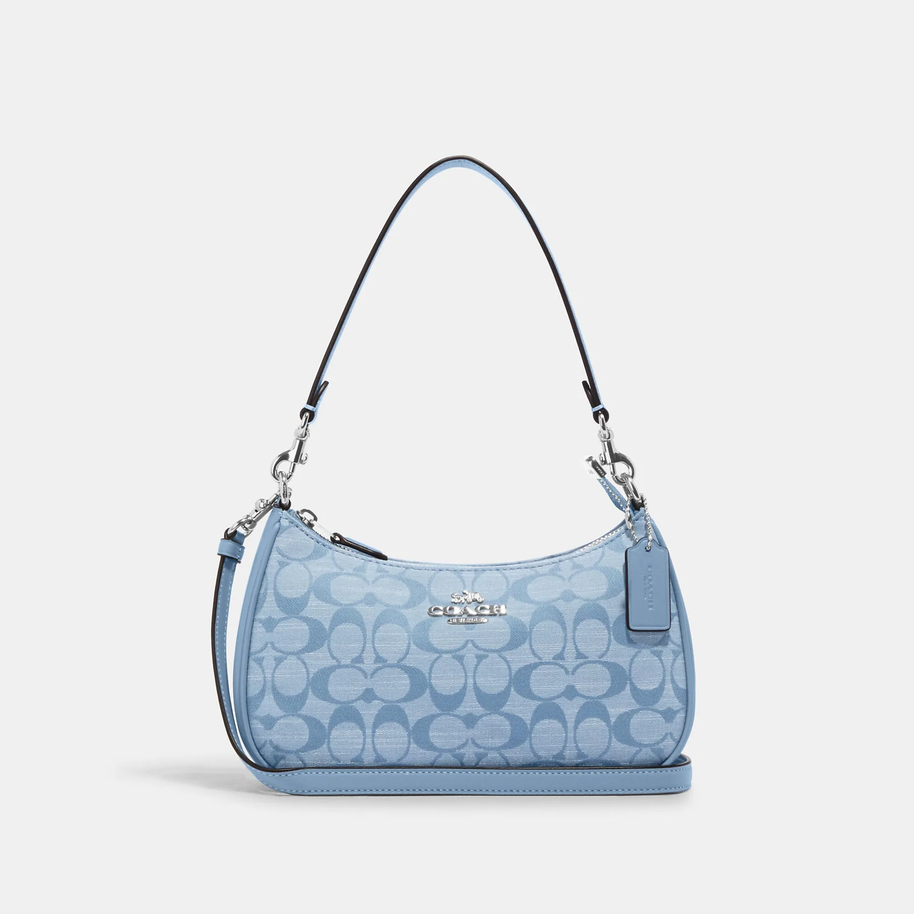 teri shoulder bag in signature chambray