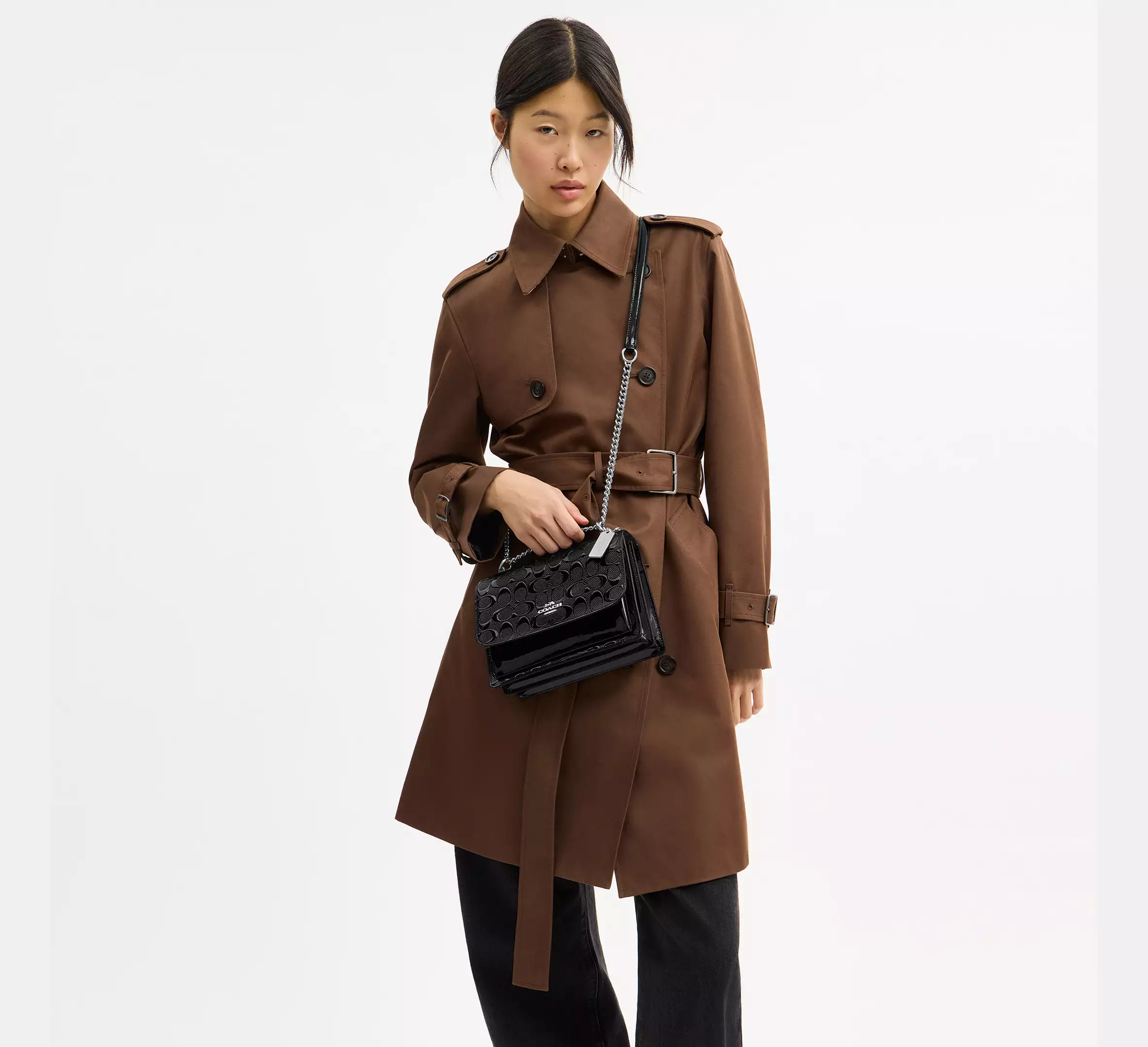 Klare Crossbody Bag In Signature Leather