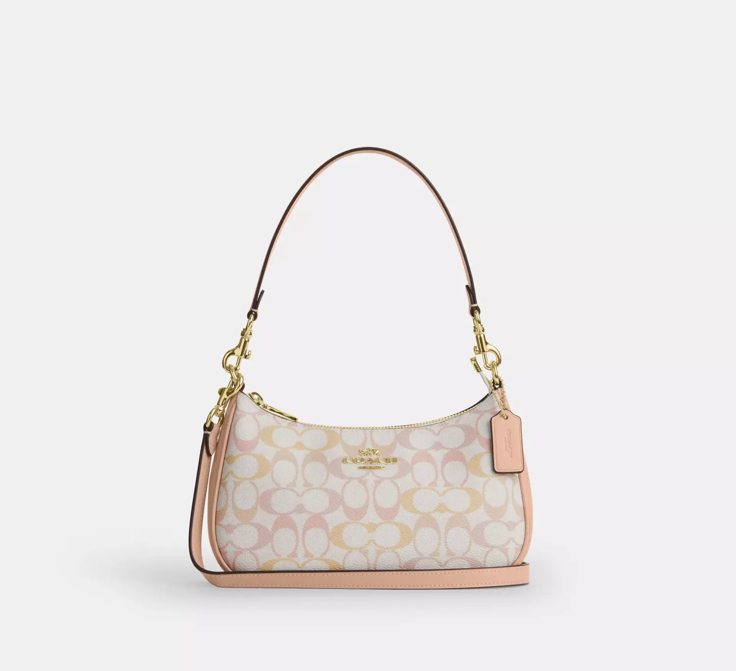 Teri Shoulder Bag In Pretty Signature Canvas