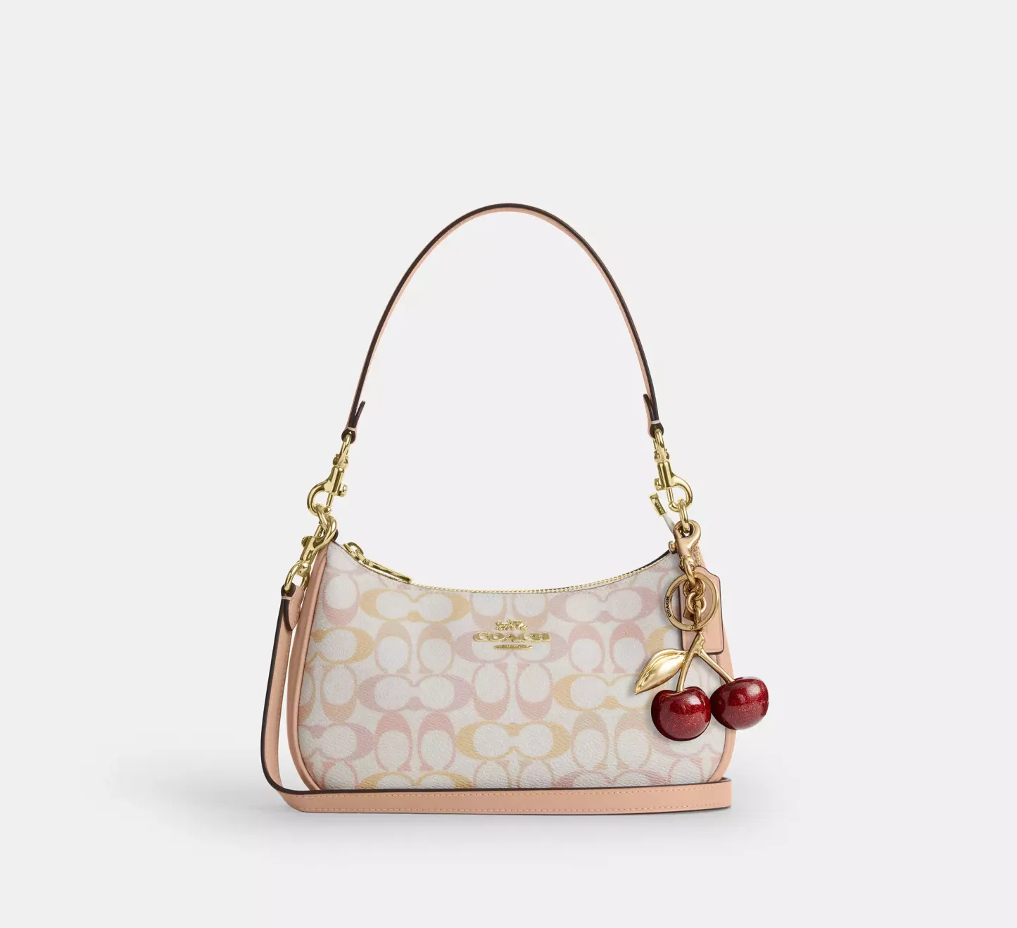 Teri Shoulder Bag In Pretty Signature Canvas