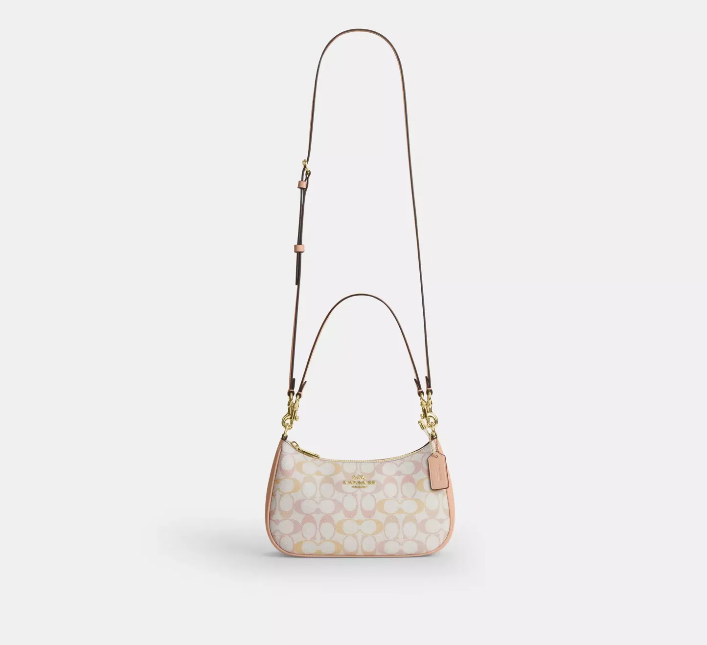Teri Shoulder Bag In Pretty Signature Canvas