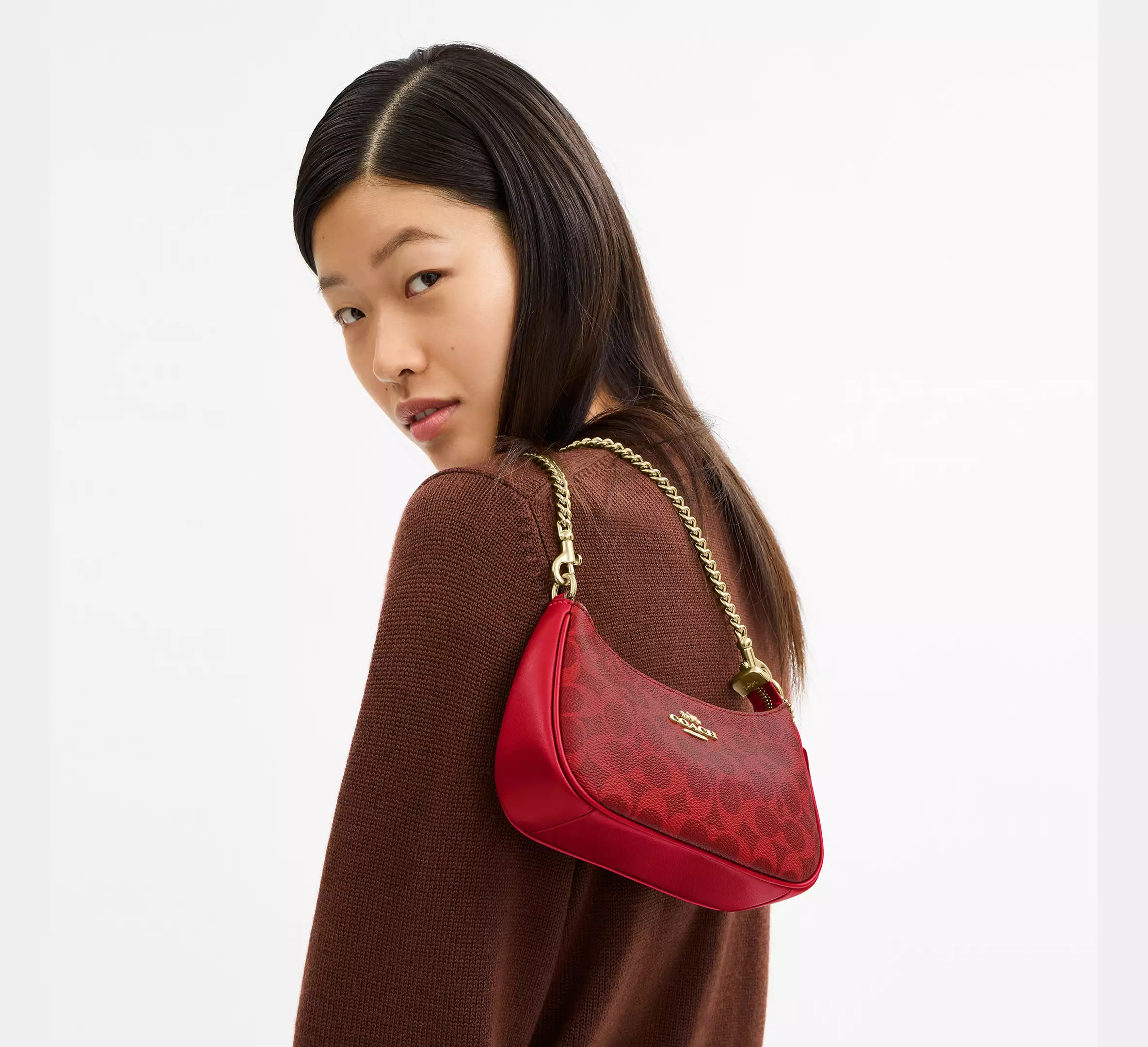 Teri Mini Crossbody Bag In Signature Canvas