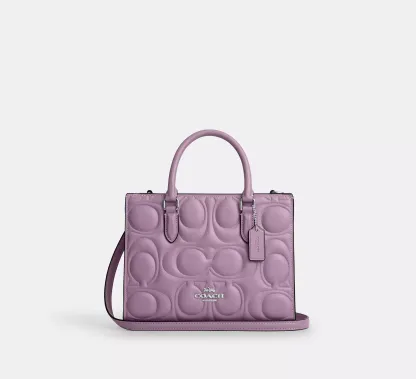 Maggie Small Tote Bag In Signature Leather