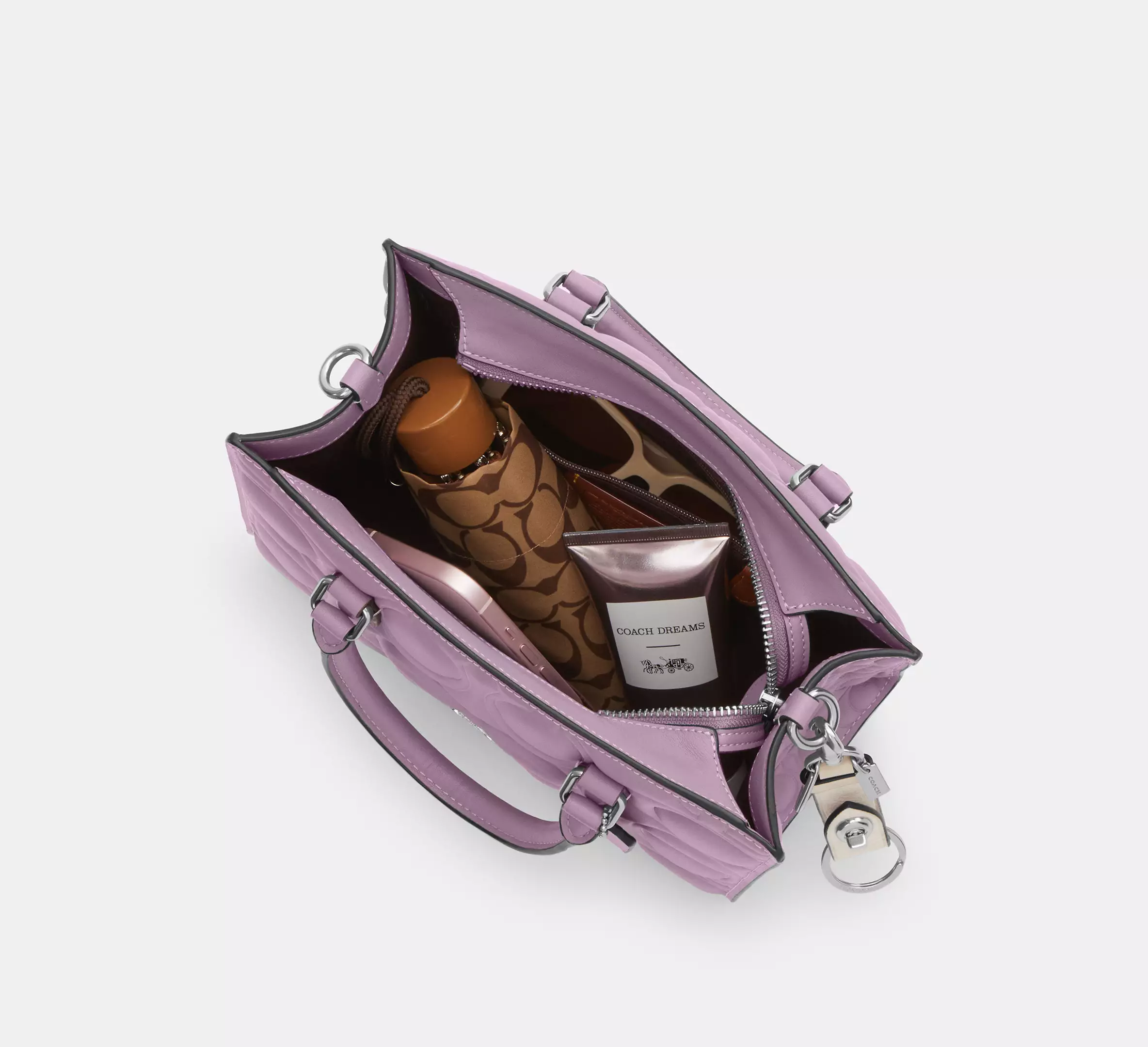 Maggie Small Tote Bag In Signature Leather