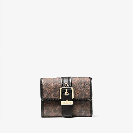 Colby Small Empire Monogram Tri-Fold Wallet