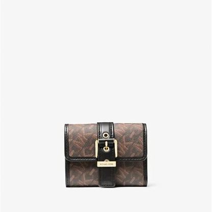 Colby Small Empire Monogram Tri-Fold Wallet