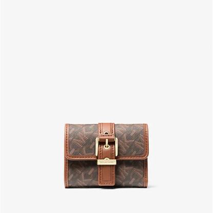 Colby Small Empire Monogram Tri-Fold Wallet