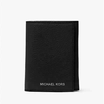 Cooper Pebbled Leather Tri-Fold Wallet