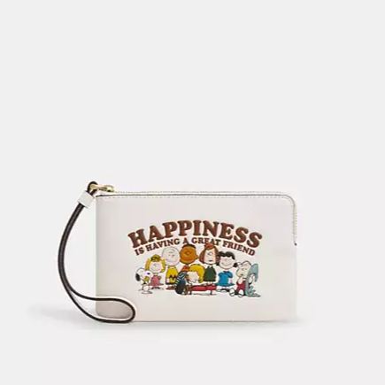 Cothtach X Peanuts Corner Zip Wristlet