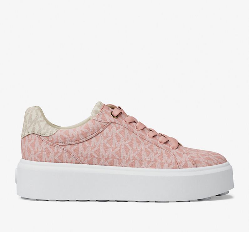 Romey Two-Tone Logo Platform Sneaker