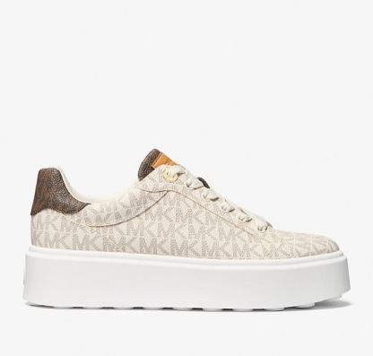 Romey Two-Tone Logo Platform Sneaker