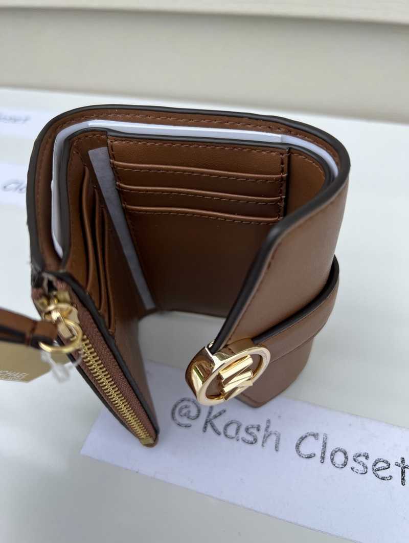Carmen Medium Logo and Faux Leather Wallet