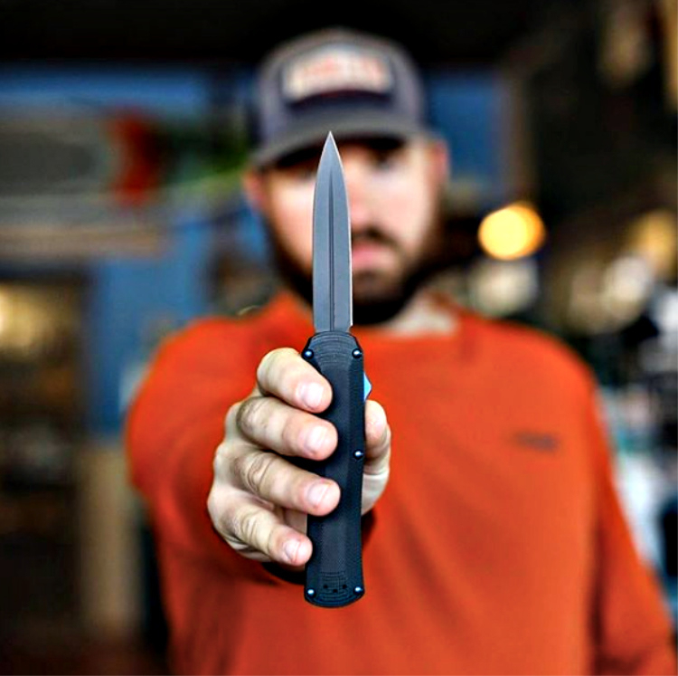 🔥BM 3400BK OTF Outdoor knife Automatic knife Self-defense knife