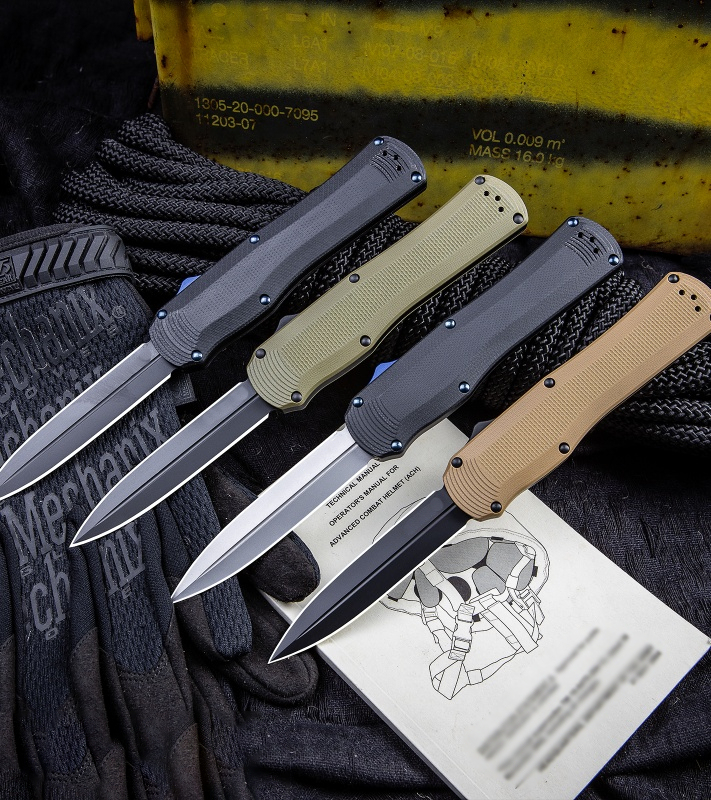 🔥BM 3400BK OTF Outdoor knife Automatic knife Self-defense knife