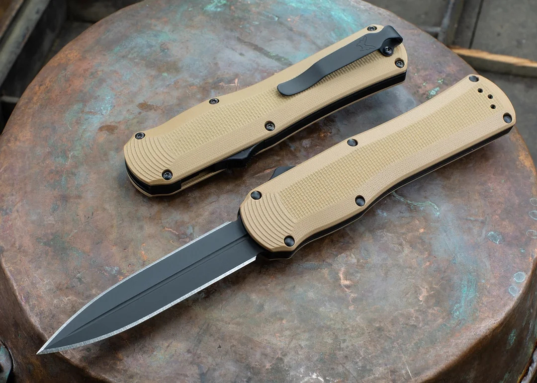 🔥BM 3400BK OTF Outdoor knife Automatic knife Self-defense knife