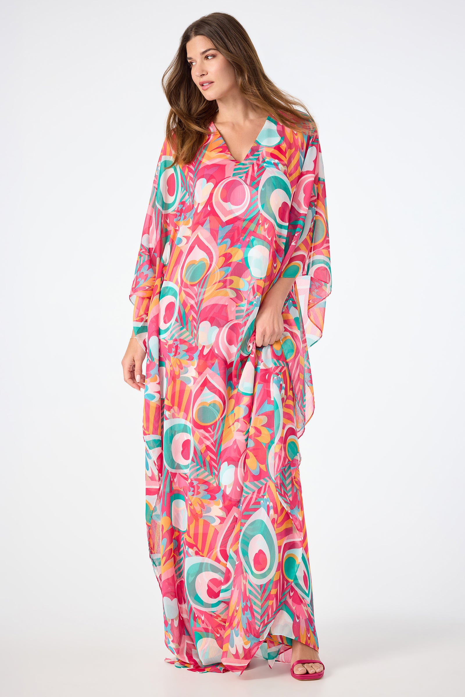 Salon Maxi Caftan Dress - Dramont