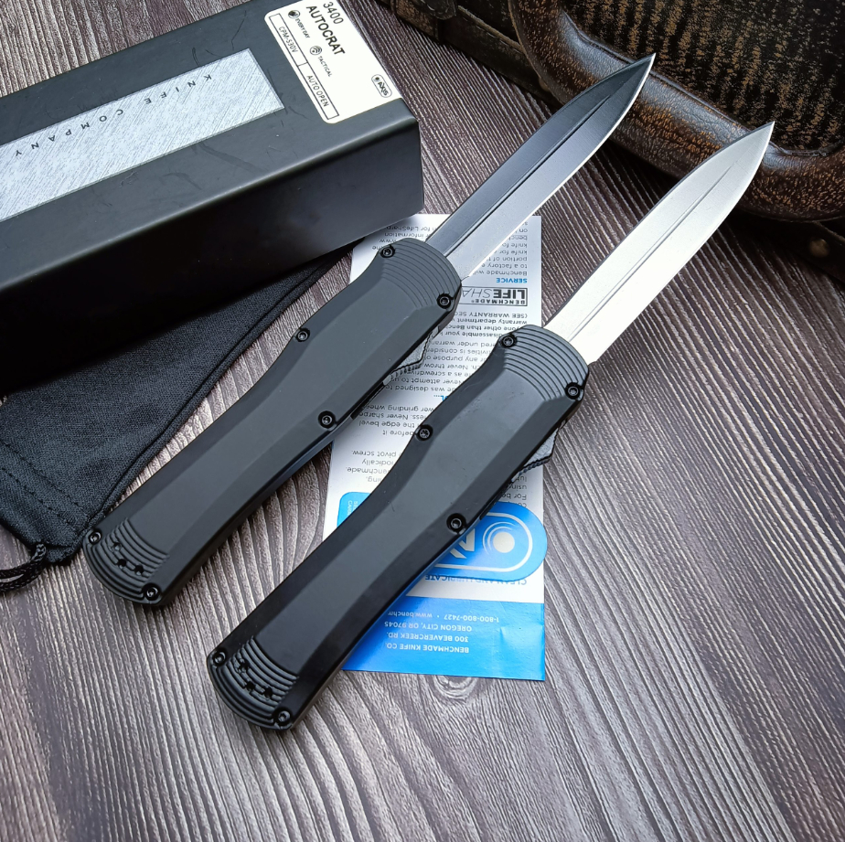 🔥BM 3400BK OTF Outdoor knife Automatic knife Self-defense knife