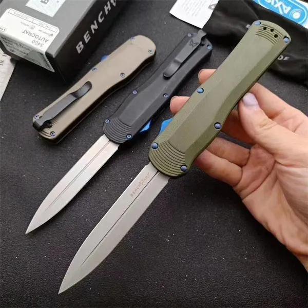 🔥BM 3400BK OTF Outdoor knife Automatic knife Self-defense knife