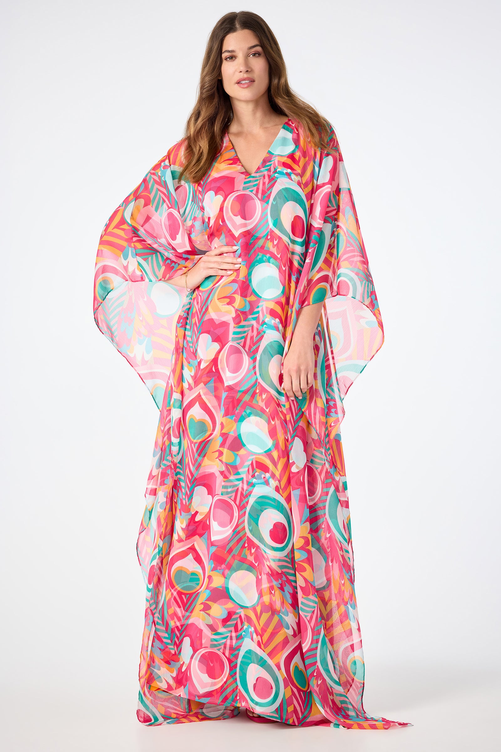 Salon Maxi Caftan Dress - Dramont