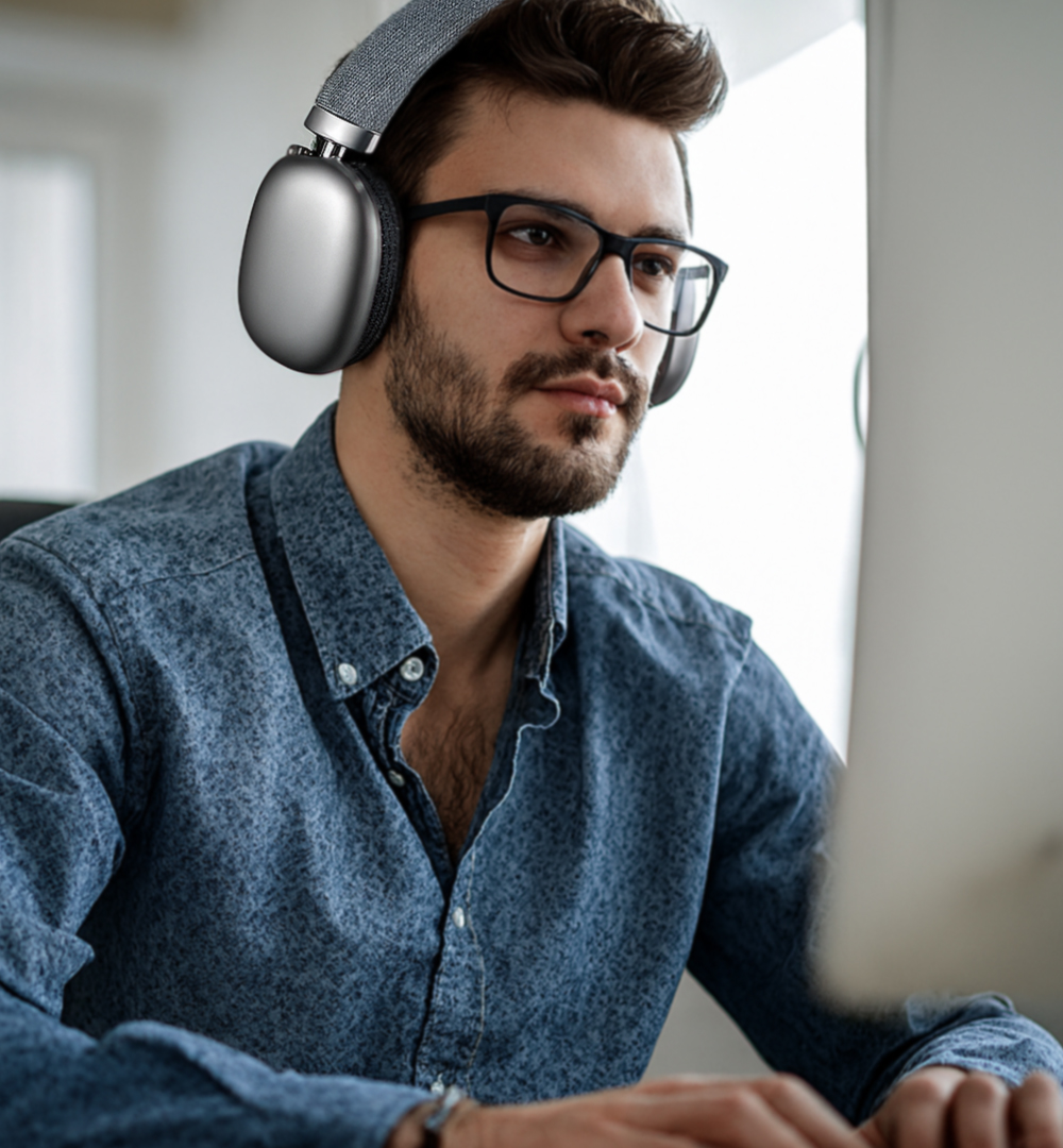 HiFi Stereo Wireless Headphone