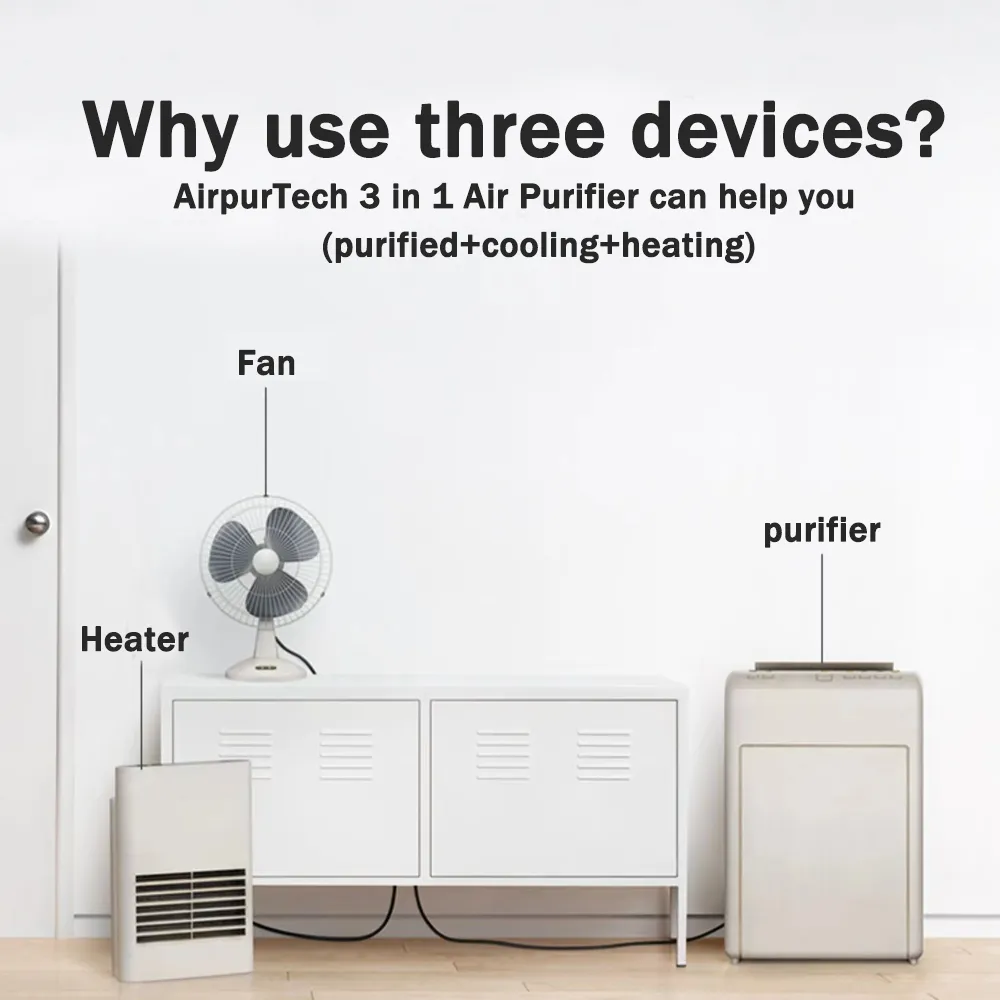 Airpurcare 3 in 1 luchtreiniger