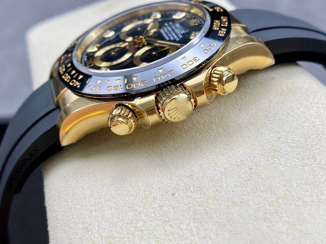 ROLEX COSMOGRAPH DAYTONA M116518LN-0078 CLEAN FACTORY RUBBER STRAP