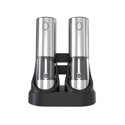 Grillpar G4 – Cordless Electric Spice Grinder Set for Salt, Pepper and Herbs
