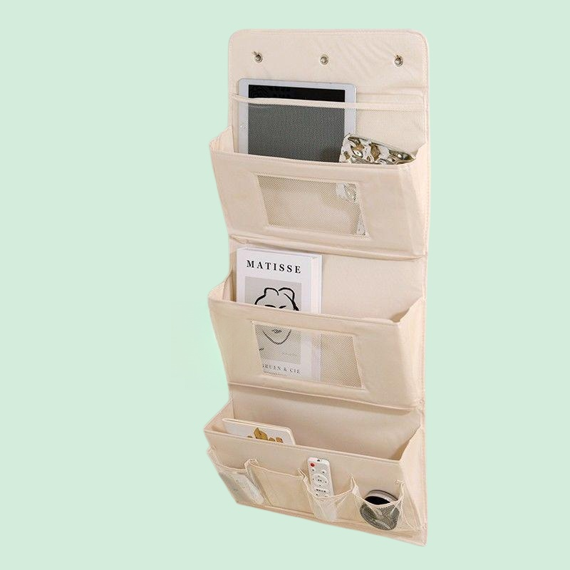 Multi-layer design dormitory bed storage hanging bag