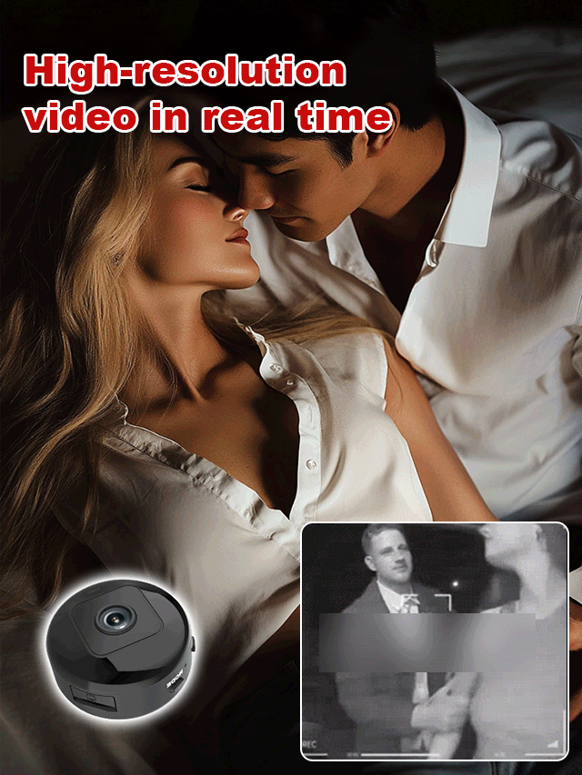 HD mini camera! 360° panoramic surveillance😍