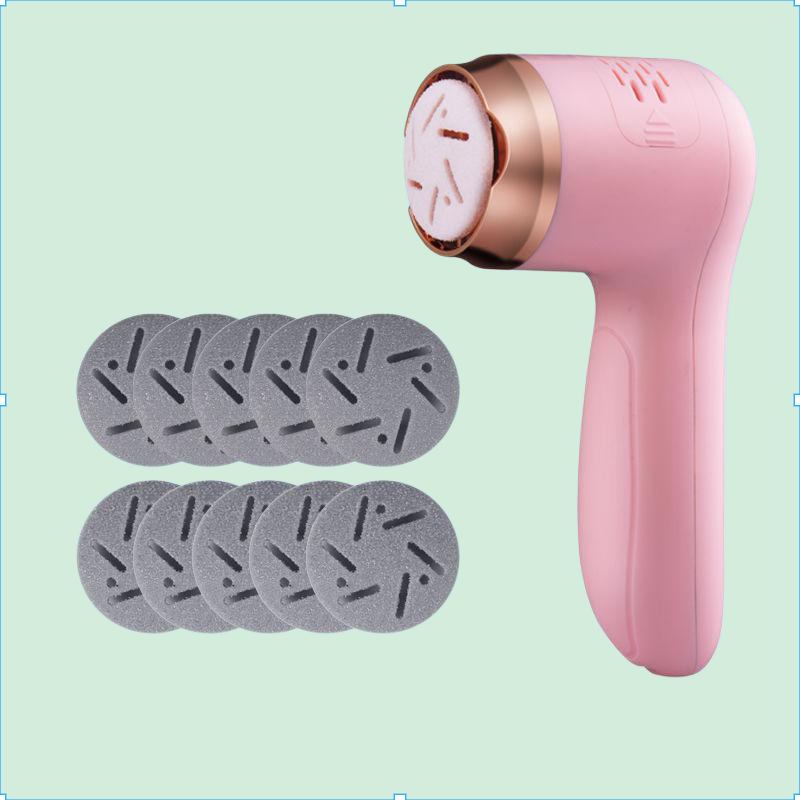 Electric foot grinding device for removing dead skin and calluses