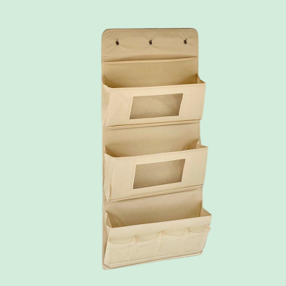 Multi-layer design dormitory bed storage hanging bag