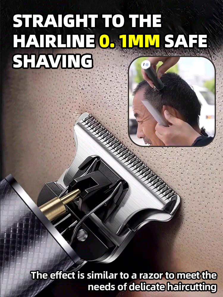 German high-tech, ultra-quiet and sharp blade, zero mistakes, precise shaping, even beginners can cut professionally