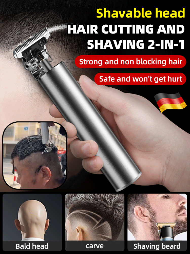 German high-tech, ultra-quiet and sharp blade, zero mistakes, precise shaping, even beginners can cut professionally