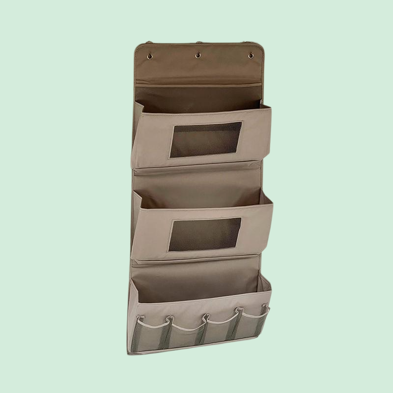 Multi-layer design dormitory bed storage hanging bag