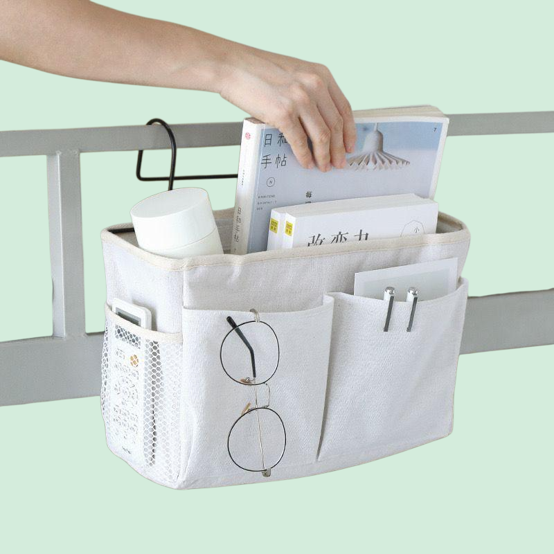 Multi-layer design dormitory bed storage hanging bag