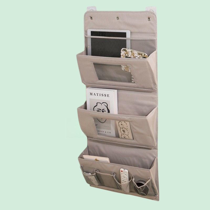 Multi-layer design dormitory bed storage hanging bag