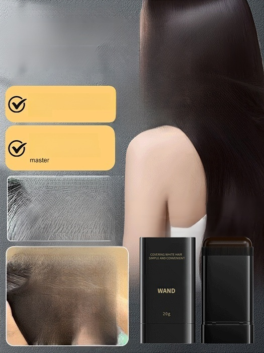 Quickly cover gray hair in 1 second, authoritatively certified hair-nourishing black hair dye technology🏆