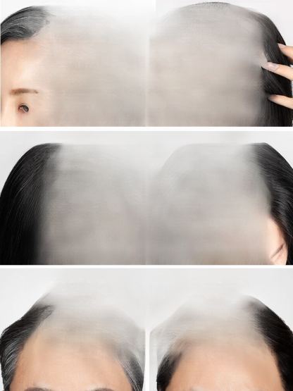 Quickly cover gray hair in 1 second, authoritatively certified hair-nourishing black hair dye technology🏆