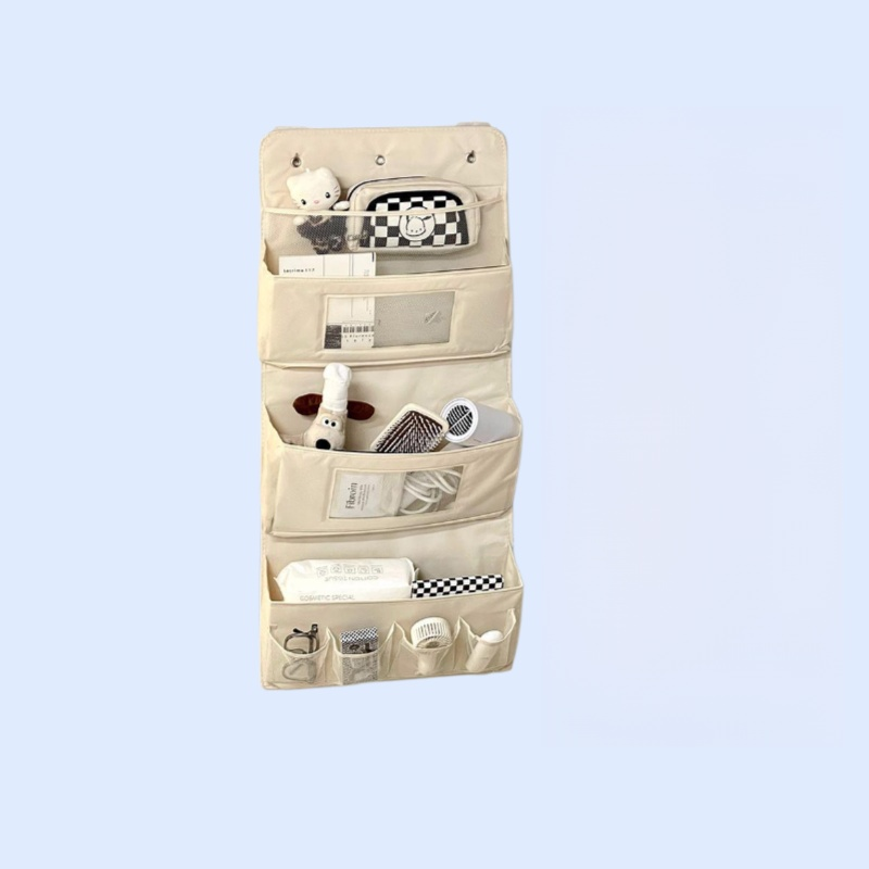 Multi-layer design dormitory bed storage hanging bag