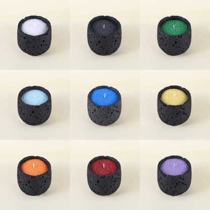 TheFlows Unscented 9-Color Trial Colorful Sand Candle - 30g × 9 Colors Trial Set (Unscented) - image 1