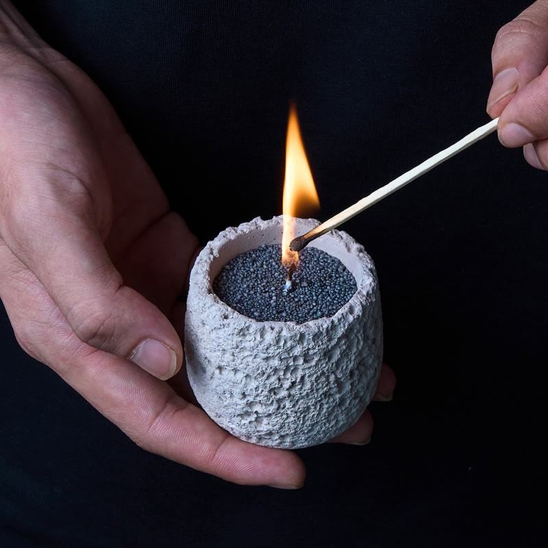 Unscented Black Sand Candle Kit Theflows - image 4