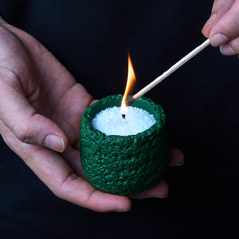 Unscented Light Blue Sand Candle Kit Theflows - image 6