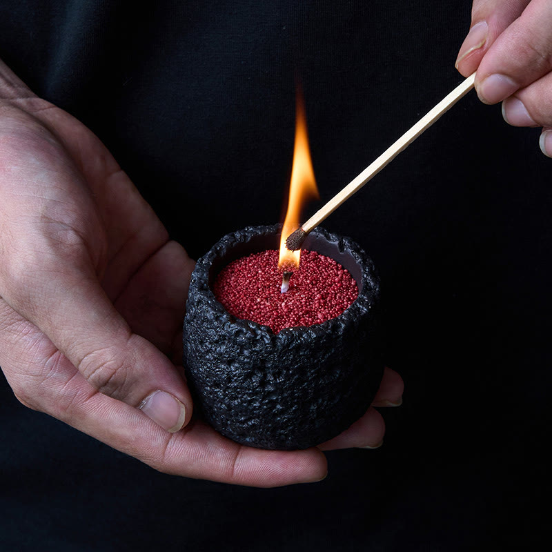 Unscented Red Sand Candle Kit Theflows - image 6