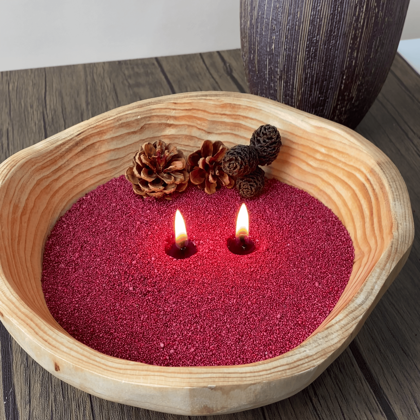 Unscented Red Sand Candle Kit Theflows - image 5