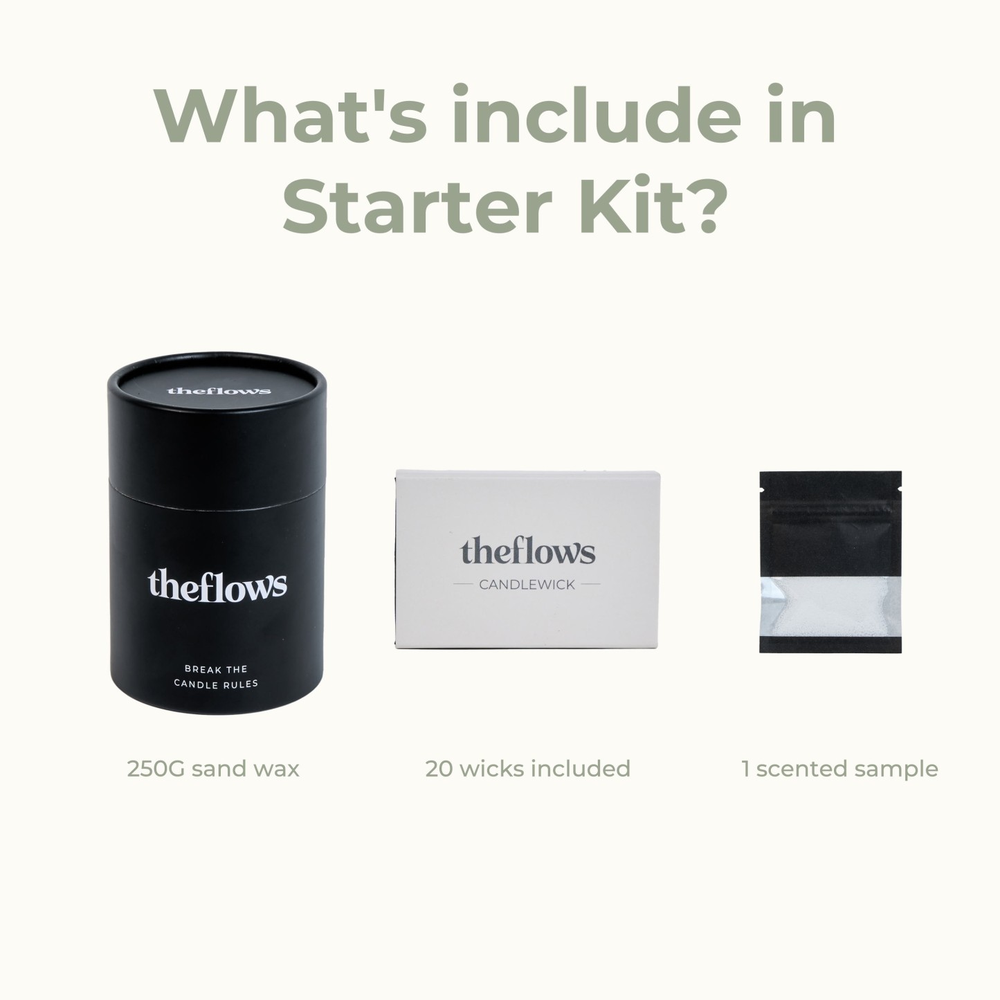 Unscented Violet Sand Candle Kit Theflows - image 6